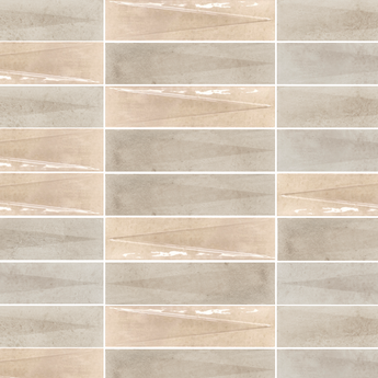 Barret - 2.36in x 9.7in - Brown Decor - Glossy