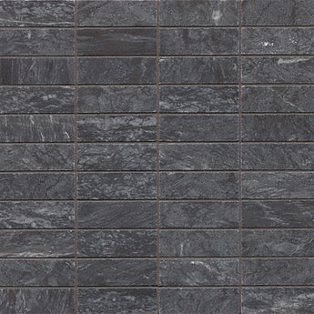 Mod Rocks Blocks - 1In X 3In (12In X 12In Sheet) - Flannel - Honed